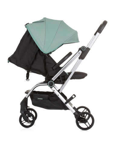 LKTW02404PG,Carucior Chipolino Twister pastel green cu sezut rotativ