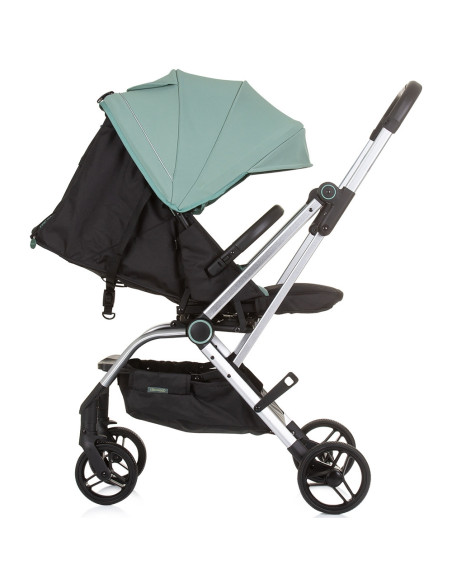 LKTW02404PG,Carucior Chipolino Twister pastel green cu sezut rotativ