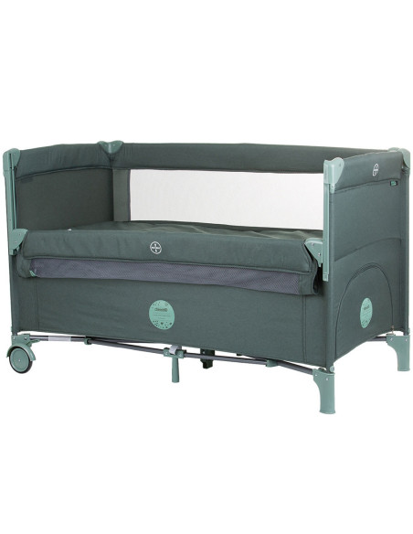 KOSIRE243PN,Patut pliabil Chipolino Relax pine linen cu laterala culisanta