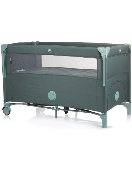 KOSIRE243PN,Patut pliabil Chipolino Relax pine linen cu laterala culisanta