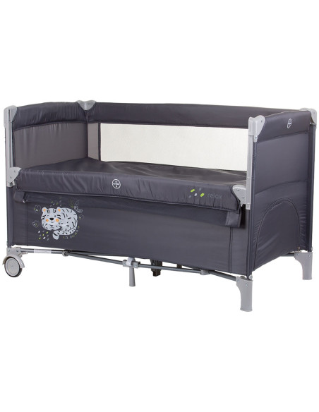 KOSIRE245GN,Patut pliabil Chipolino Relax granite cu laterala culisanta