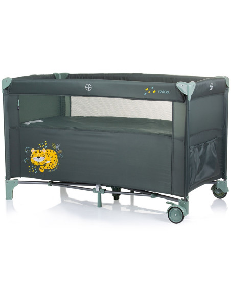 KOSIRE247PG,Patut pliabil Chipolino Relax pastel green cu laterala culisanta