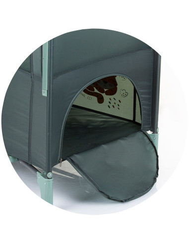 KOSIRE247PG,Patut pliabil Chipolino Relax pastel green cu laterala culisanta