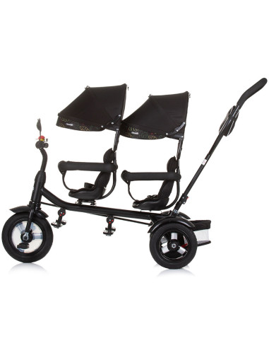 TRK2P0243OL,Tricicleta gemeni Chipolino 2Play obsidian leaves