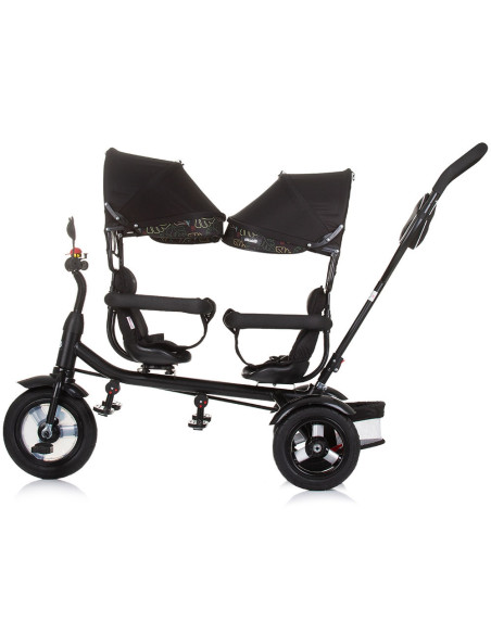 TRK2P0243OL,Tricicleta gemeni Chipolino 2Play obsidian leaves