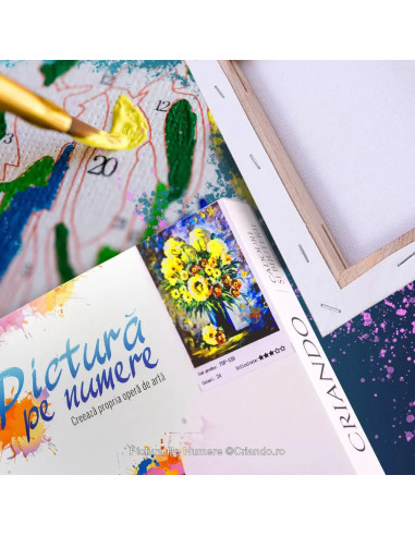 PDP3661_5040,Picturi pe numere Portret, 40x50 cm, Way to Live, PDP3661