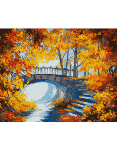PDP3512_5040,Picturi pe numere Peisaje, 40x50 cm, Punct de Vedere, PDP3512