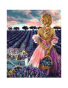 PDP2516_5040,Picturi pe numere Peisaje, 40x50 cm, Iubire de Lavanda, PDP2516