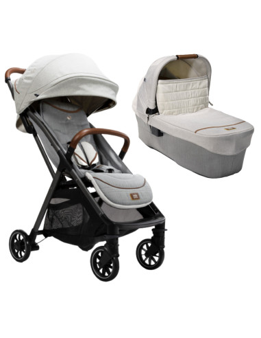 BB-S2112AAOYS000SET,Joie - Carucior pentru copii ultracompact 2 in 1 Parcel, nastere - 22 kg, Signature Oyster (Carucior Parcel 