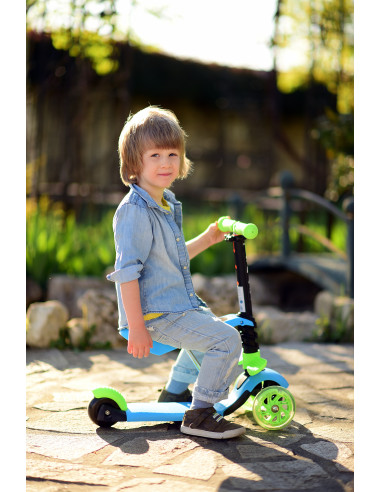 10390020016,Trotineta pentru copii Smart, Pink Flowers