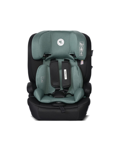 10071762407,Scaun auto, Colombo, i-Size, 15 luni-12 ani, 76-150 cm, Green Pine