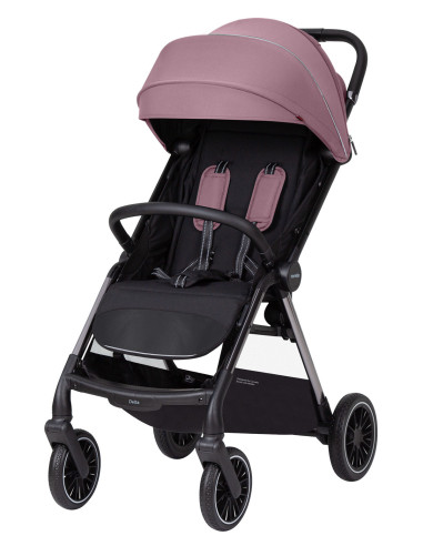 CRL-5517-PINK,Carucior sport (max. 22 Kg) cu roti de cauciuc, pliere automata, protectie UV 50, Carrello DELTA Rose Pink