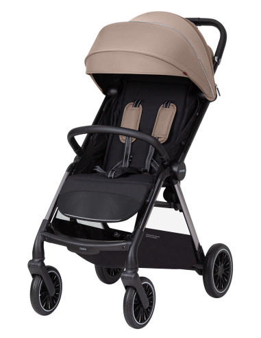 CRL-5517-BEIGE,Carucior sport (max. 22 Kg) cu roti de cauciuc, pliere automata, protectie UV 50, Carrello DELTA Wheat Beige