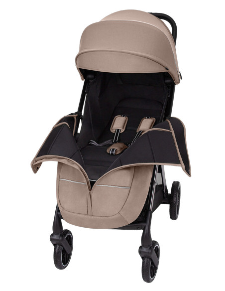 CRL-5517-BEIGE,Carucior sport (max. 22 Kg) cu roti de cauciuc, pliere automata, protectie UV 50, Carrello DELTA Wheat Beige