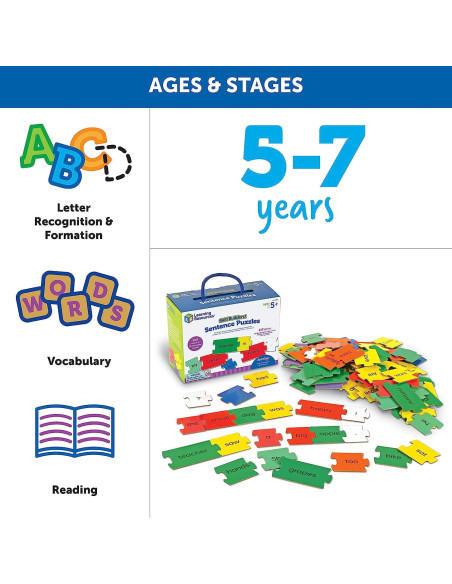 LER6083,Set activitati educative - Puzzle cu propozitii (lb.engleza)