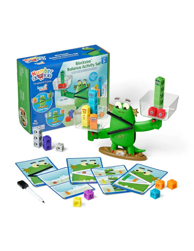 HM96089-UK,Set activitati cu balanta - Numberblocks® Blockzee™