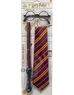301119,Accesorii Harry Potter - Bagheta, cravata & ochelari