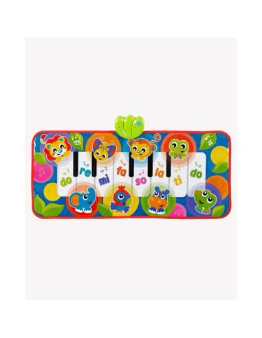 BN-0186995,Salteluta, Playgro, Pentru bebelusi, Pian de Jucarie, Jumbo Jungle Musical, 79 cm, Cu 8 melodii