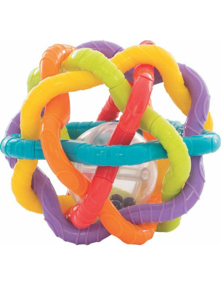BN-184557,Minge cu activitati, Playgro, Pentru bebelusi, Cu zornaitoare, Dimensiune mare, Bendy Ball