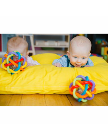 BN-184557,Minge cu activitati, Playgro, Pentru bebelusi, Cu zornaitoare, Dimensiune mare, Bendy Ball