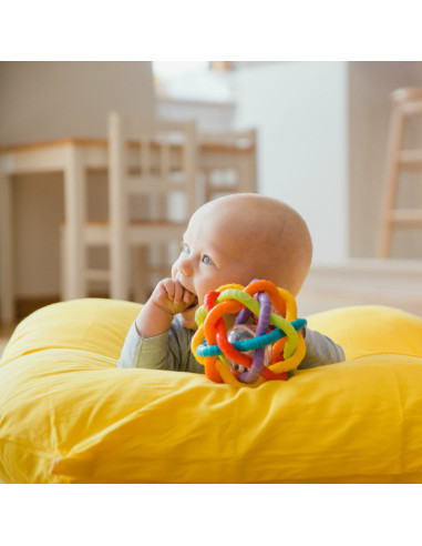 BN-184557,Minge cu activitati, Playgro, Pentru bebelusi, Cu zornaitoare, Dimensiune mare, Bendy Ball