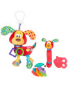 BN-0183171,Set 4 jucarii dentitie si pentru carucior, Playgro, Stimuleaza dezvoltarea tactila si vizuala, Calmeaza gingiile dure