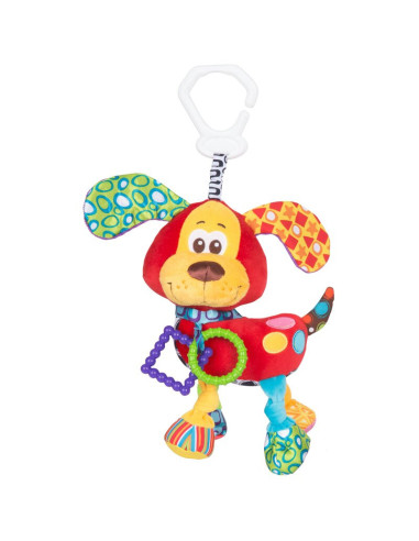 BN-0183171,Set 4 jucarii dentitie si pentru carucior, Playgro, Stimuleaza dezvoltarea tactila si vizuala, Calmeaza gingiile dure