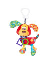 BN-0183171,Set 4 jucarii dentitie si pentru carucior, Playgro, Stimuleaza dezvoltarea tactila si vizuala, Calmeaza gingiile dure
