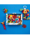BN-0183171,Set 4 jucarii dentitie si pentru carucior, Playgro, Stimuleaza dezvoltarea tactila si vizuala, Calmeaza gingiile dure