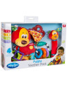 BN-0183171,Set 4 jucarii dentitie si pentru carucior, Playgro, Stimuleaza dezvoltarea tactila si vizuala, Calmeaza gingiile dure