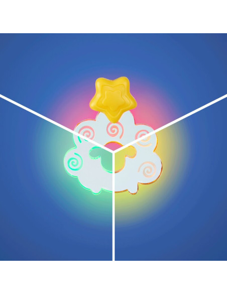 BN-0187713,Carusel muzical, Playgro, Cu stelute si norisori, Pana la 30 de minute de muzica linistitoare, Cu 3 moduri de functio