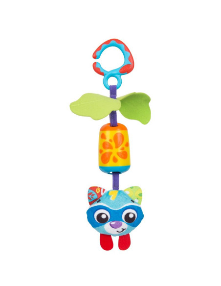 BN-186975,Jucarie carucior sau scaun auto, Playgro, Dezvolta abilitatile motorii, Culori luminoase, Cu clopotel, Fara BPA, 0 lun