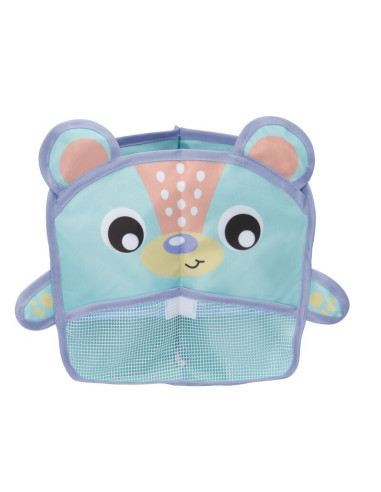 BN-187632,Organizator de baie, Playgro, Pentru jucarii, Cu ventuze, Rezistent la apa si mucegai, Inchidere prin velcro, 6 luni+,