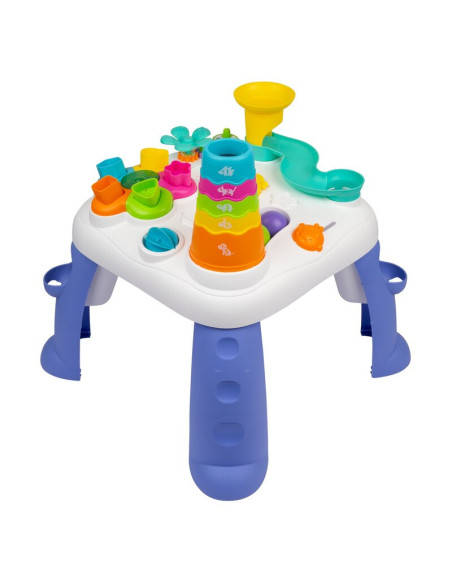 BN-6388396,Centru de activitati, Playgro, Cu sunete si lumini, Cu 12 activitati diferite, Fara BPA, 12 luni+, Sensory Explorer M