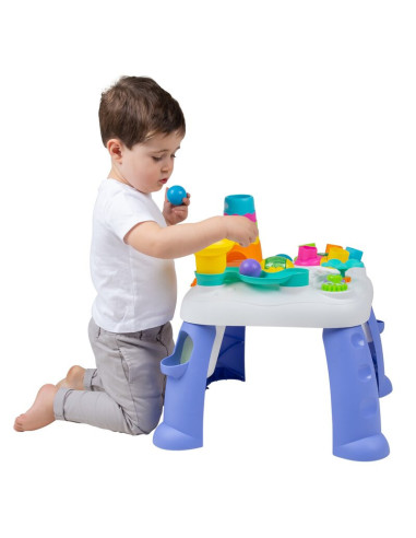 BN-6388396,Centru de activitati, Playgro, Cu sunete si lumini, Cu 12 activitati diferite, Fara BPA, 12 luni+, Sensory Explorer M