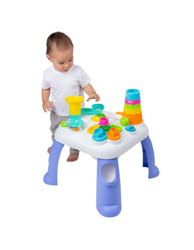 BN-6388396,Centru de activitati, Playgro, Cu sunete si lumini, Cu 12 activitati diferite, Fara BPA, 12 luni+, Sensory Explorer M