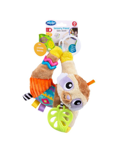 BN-188472,Jucarie carucior sau scaun auto, Playgro, Salo, Cu inele pentru dentitie, Cu diverse forme si texturi, Cu sunete si zo