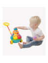 BN-408637407,Jucarie de impins, Playgro, Cu 3 bile colorate, Cu maner detasabil, 6 luni+, Push Along Ball Popping Octopus