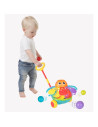 BN-408637407,Jucarie de impins, Playgro, Cu 3 bile colorate, Cu maner detasabil, 6 luni+, Push Along Ball Popping Octopus