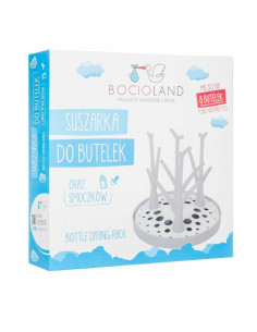 BN-BL047,Uscator, Bocioland, Pentru biberoane, Cu design flexibil, Fara BPA, Pentru 8 recipiente, 22x26 cm, White 2
