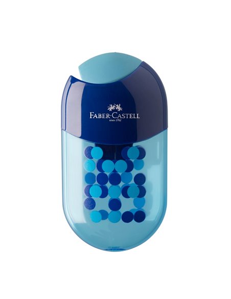 Ascutitoare cu radiera two tone cul asortate faber-castell
