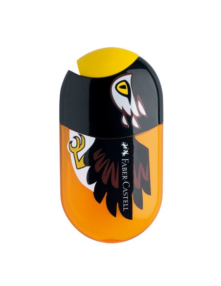 Ascutitoare cu radiera FABER-CASTELL, Model vultur