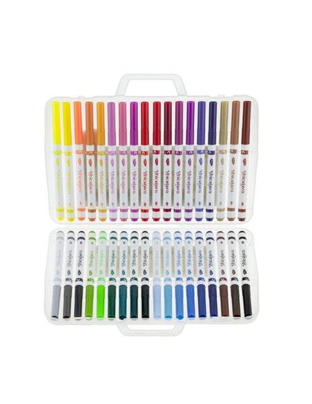 Carioci Daco 36 culori/set, varf conic, Unicolor Carioci Daco 36 culori/set, varf conic, Unicolor