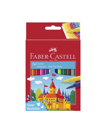 Carioci Faber-Castell FC554202 2021, 24 culori