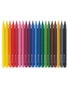 Carioci Faber-Castell FC155320 Grip, 20 culori 2