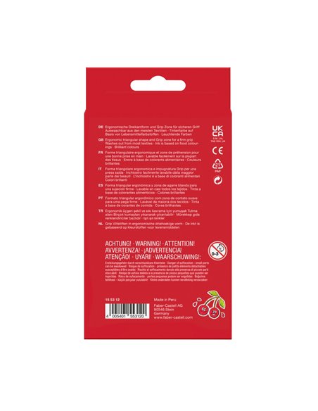 Carioci Faber-Castell FC155312 Grip, Pastel/Neon, 10 culori