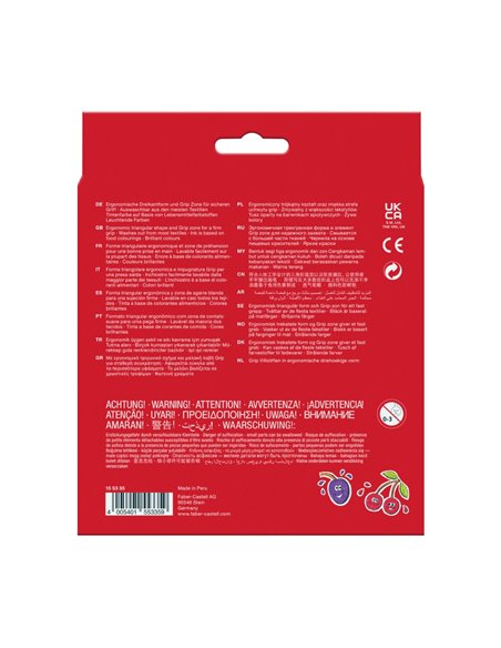 Carioci Faber-Castell FC155335 Grip, 30 culori
