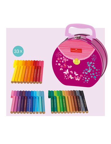 Carioci connector Faber-Castell in gentuta, 33 culori