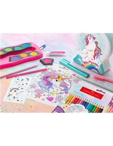 Carioci connector Faber-Castell FC155544. 33 culori, Unicorn