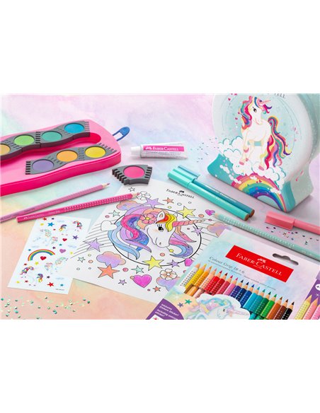 Carioci connector Faber-Castell FC155544. 33 culori, Unicorn